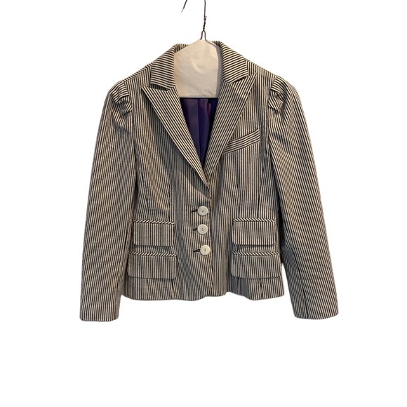 Nanette Lepore Jackets & Blazers - Nanette Lepore - Bergdorf Goodman striped blazer, size s